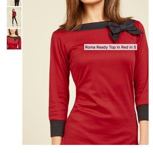 ModCloth bowed top small
